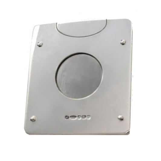 Hallmarked Square Sterling Silver Cigar Cutter