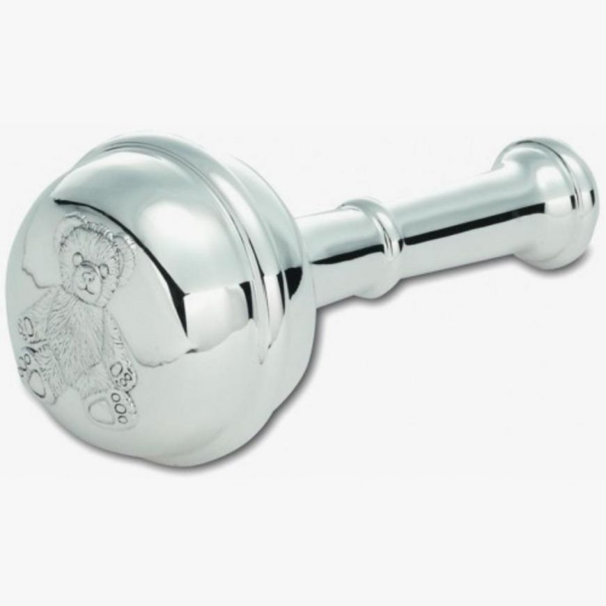 Silver Baby Rattle