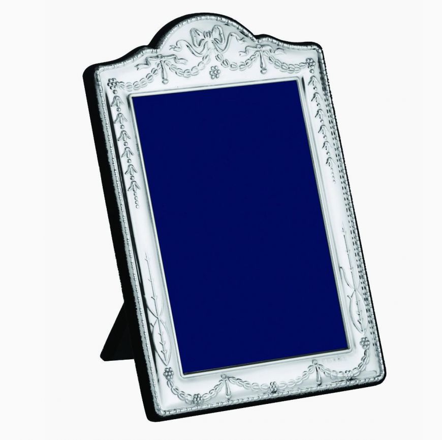 Silver Frame for Portrait Photo (BA32)