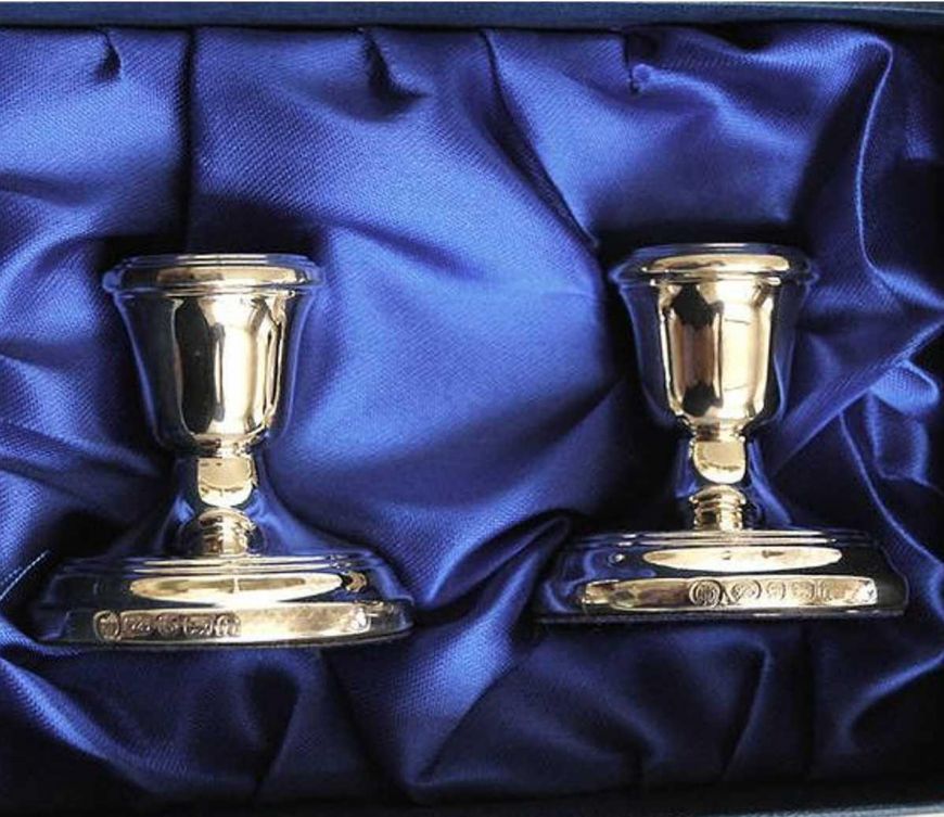 Silver Mini Candlesticks