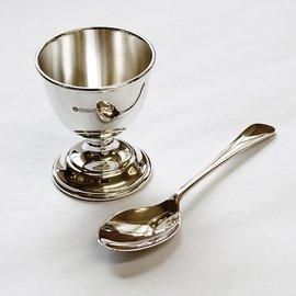 Sterling Silver Egg Cup & Spoon